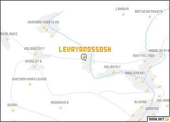 map of Levaya Rossosh\