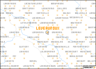 map of Le Veauroux