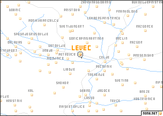 map of Levec