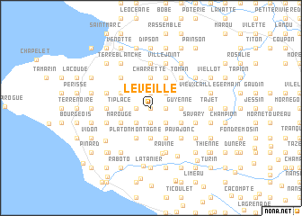 map of LʼÉveillé