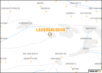 map of Levendalovka