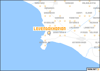 map of Levendokhórion