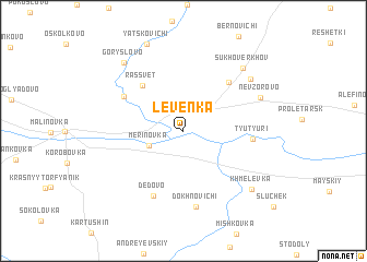 map of Levenka