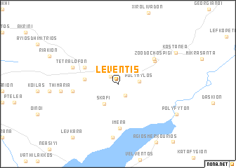 map of Levéntis
