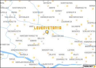 map of Levenyetanya