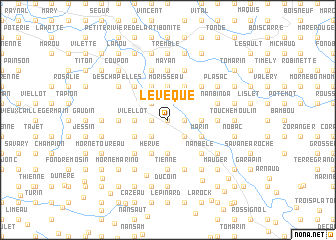 map of Lévêque