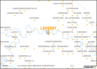 map of Le Verat