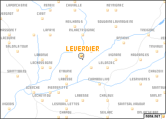 map of Le Verdier