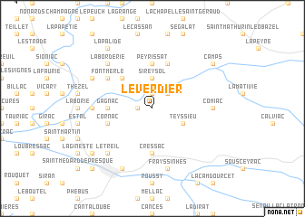 map of Le Verdier