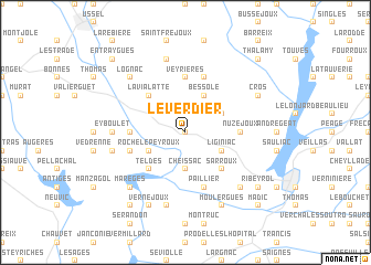 map of Le Verdier