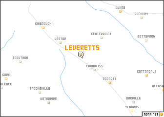 map of Leveretts