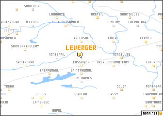 map of Le Verger