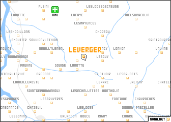 map of Le Verger