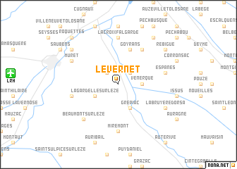 map of Le Vernet
