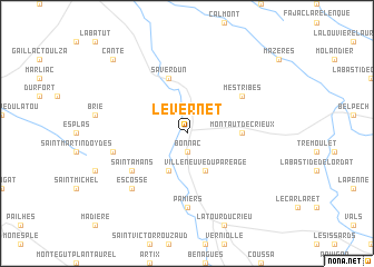 map of Le Vernet