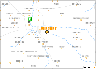 map of Le Vernet