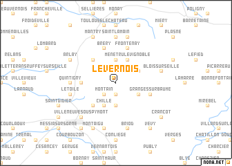 map of Le Vernois