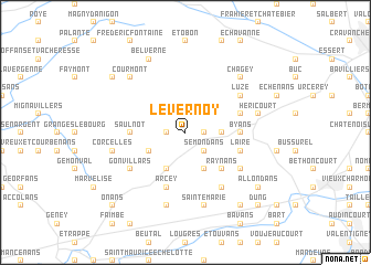 map of Le Vernoy