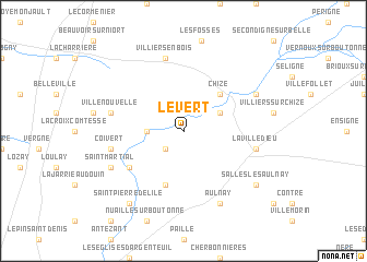 map of Le Vert