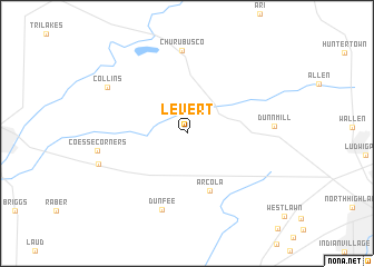 map of Levert