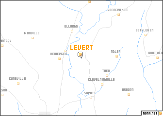 map of Levert