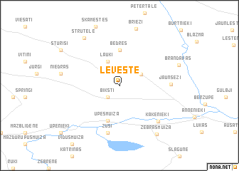 map of Leveste