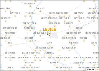 map of Levice