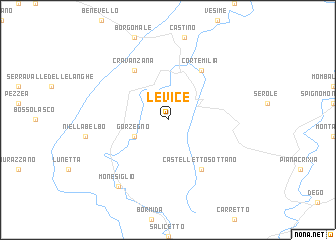 map of Levice