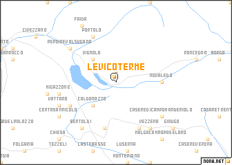 map of Levico Terme