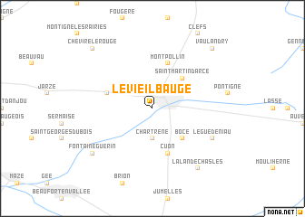 map of Le Vieil-Baugé