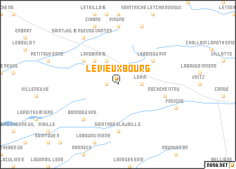 map of Le Vieux-Bourg