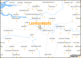 map of Le Vieux Bourg