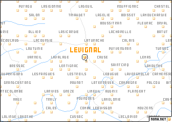 map of Le Vignal