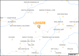 map of Le Vigne