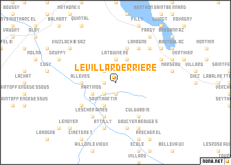 map of Le Villar-Derrière