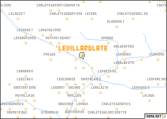 map of Le Villard-Late