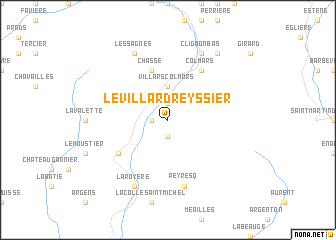 map of Le Villard-Reyssier