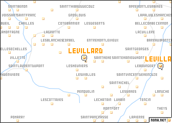 map of Le Villard