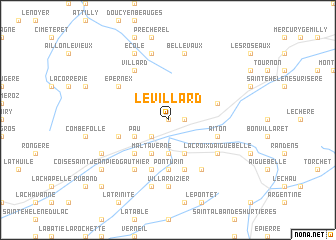 map of Le Villard