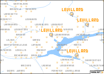 map of Le Villard