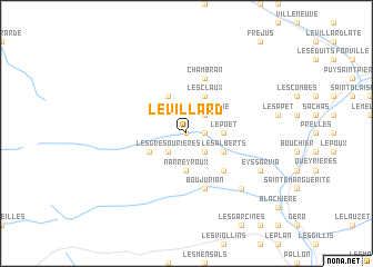 map of Le Villard