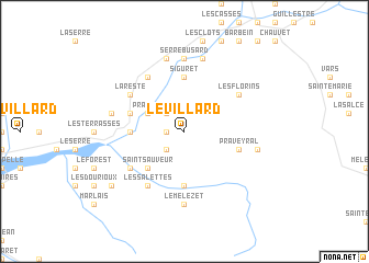 map of Le Villard