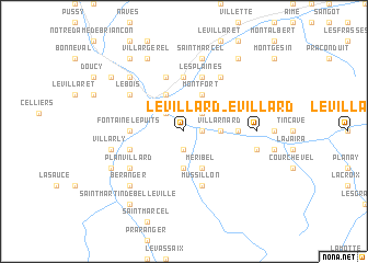 map of Le Villard