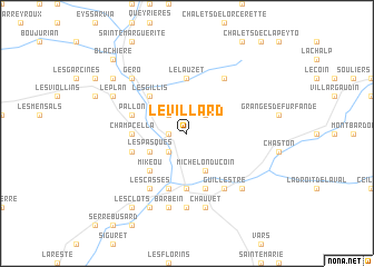 map of Le Villard