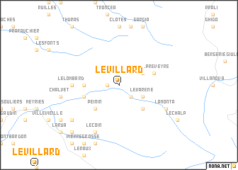 map of Le Villard