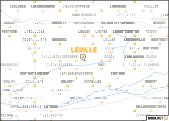 map of Le Villé