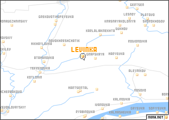 map of Levinka