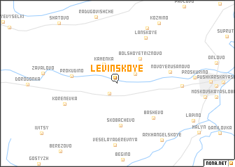 map of Levinskoye