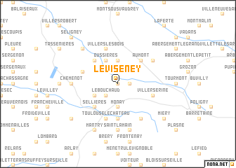 map of Le Viseney