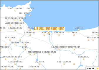 map of Le Vivier-sur-Mer